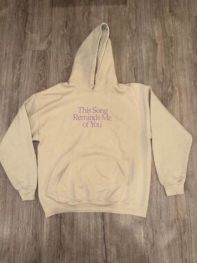 Women’s Lonely Ghost Hoodie - This Song Remind Me of You - Size Large